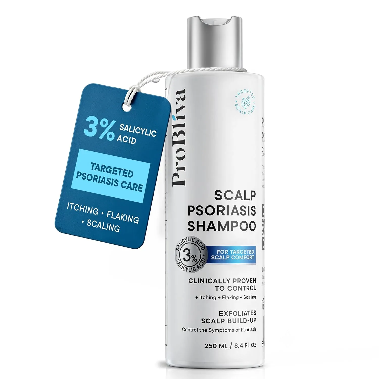 ProBliva Scalp Psoriasis Shampoo with 3% Salicylic Acid, 8.4 fl oz